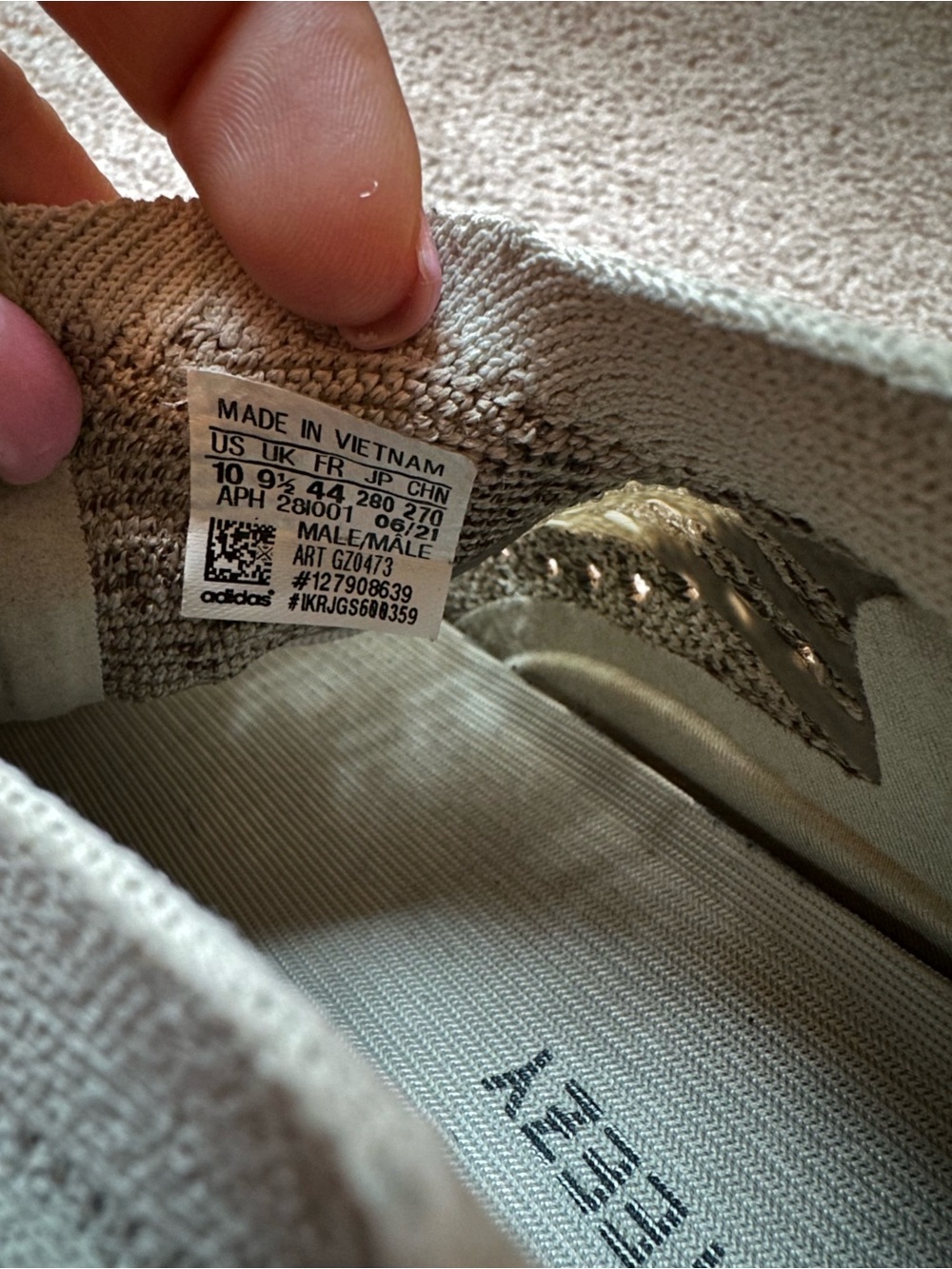 adidas Yeezy Boost 380 Pyrite GZ0473 size 10 - Picture 5 of 8